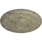 Ekena Millwork Darnay Ceiling Medallion (Fits Canopies up to 7 1/4"), 29 1/4"OD x 2"P, Castle Stone Crackle CM29DACSC - alternate 2